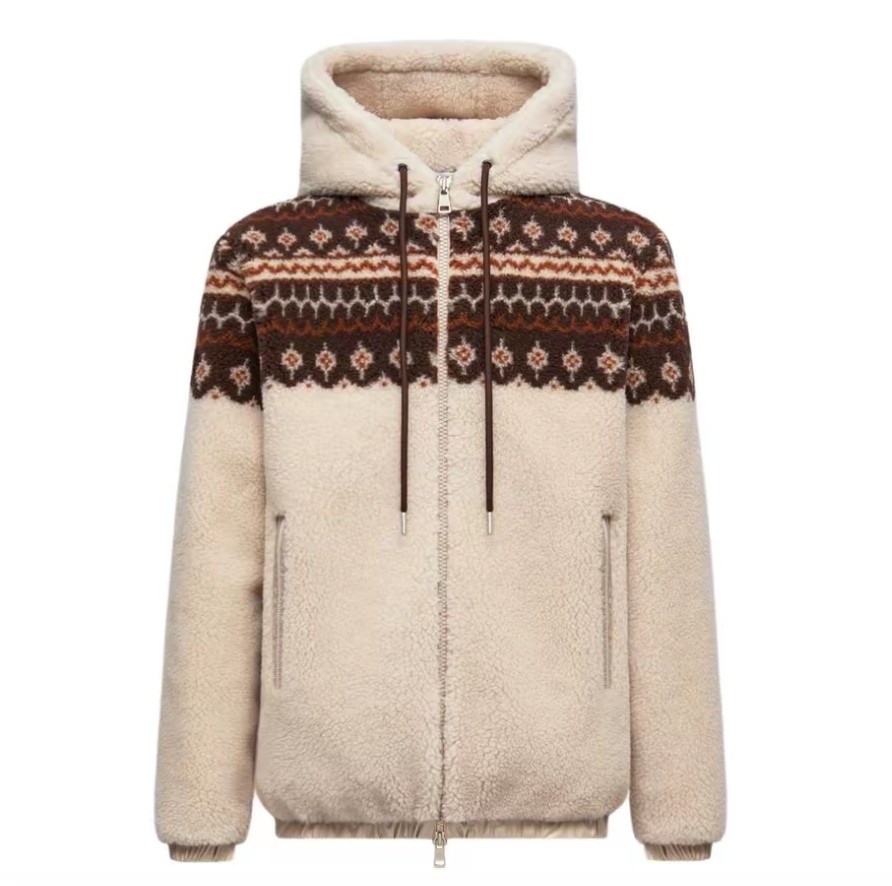 Moncler 시어링 자카드 재킷｜남녀공용