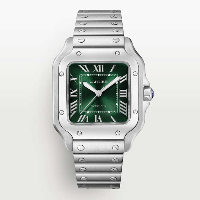 BV | 카르티에 산토스 미듐｜35.1mm｜WSSA0061｜9015 무브먼트