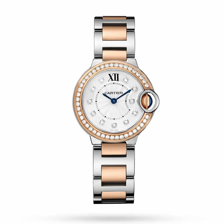 AF | 쿼츠 무브먼트 l 28mm l  까르띠에 워치 발롱 블루W3BB0025