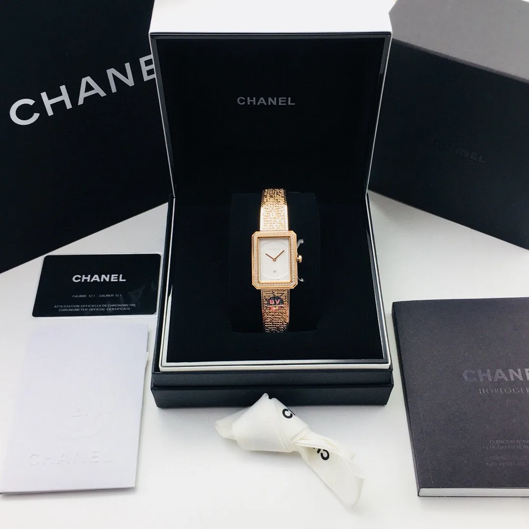 BV | 쿼츠 무브먼트 l26.7X34.6 mm l CHAN** BOY FRIEND H4884