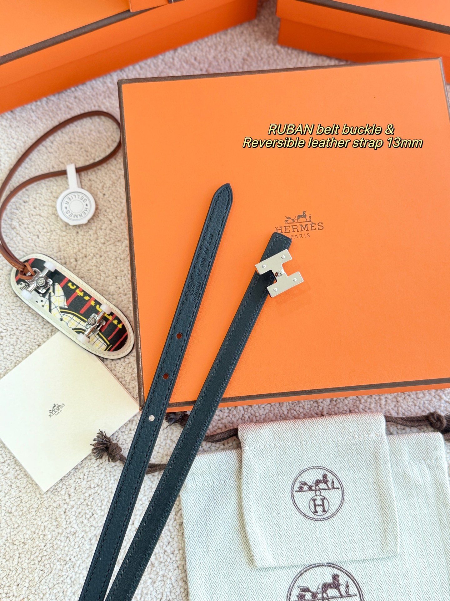 Hermes- RUBAN  BELT 13mm