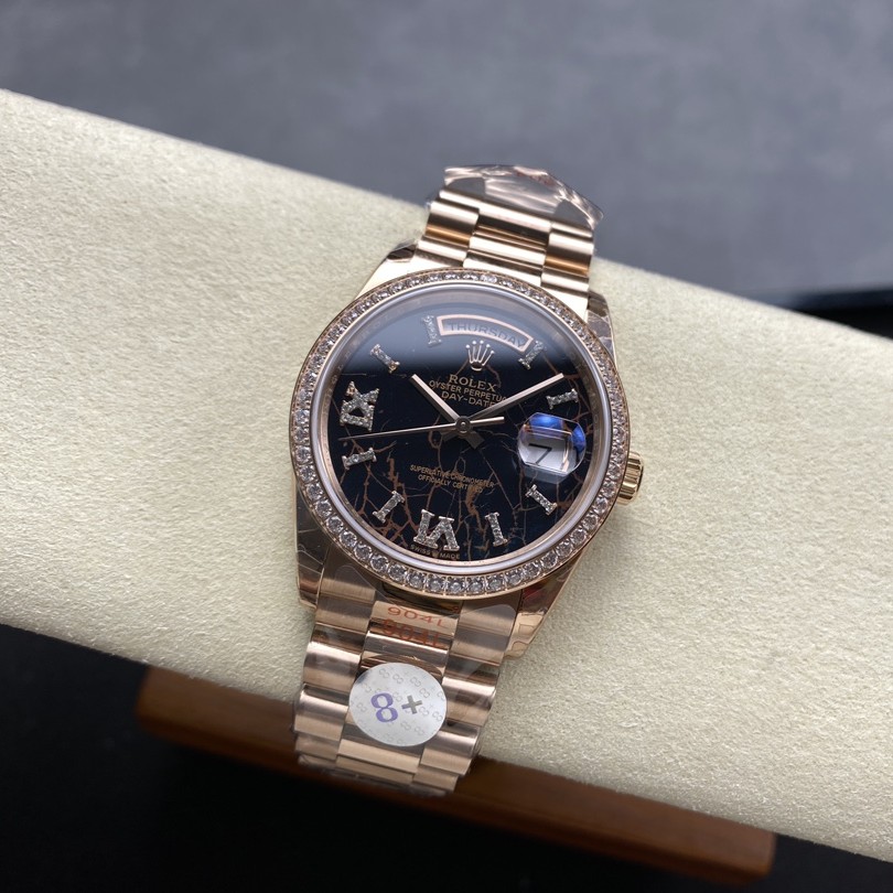 8+ | 3255 무브먼트 | 36mm | 데이데이트 Day-date 147g