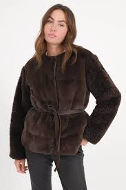 Jouillat Faux Fur Jacket