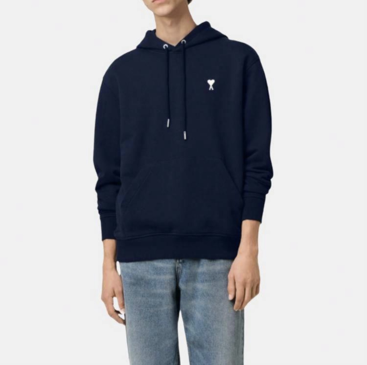 AMI 아미 파리스 드 꾀흐 코튼 후드