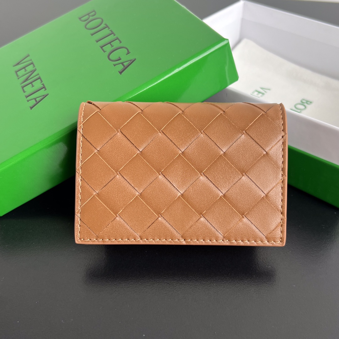 보테가베네* 가죽 카드 홀더  667141   11x7.5x2.5cm