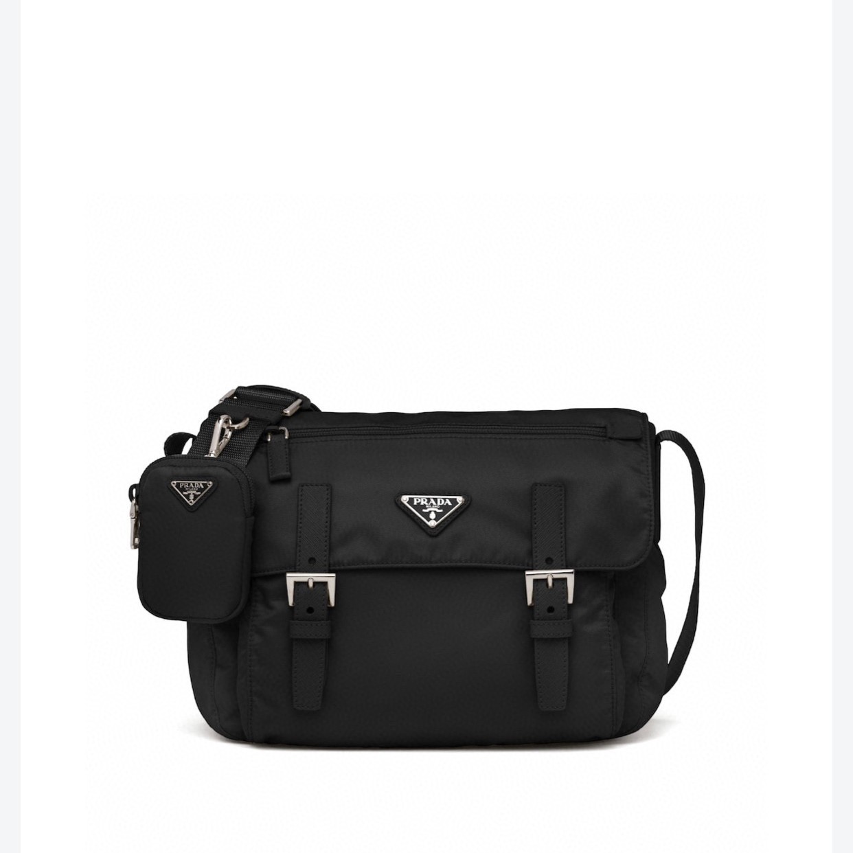 프라다 나일론 플랩 메신저백 1BD953 27x20.5x12cm