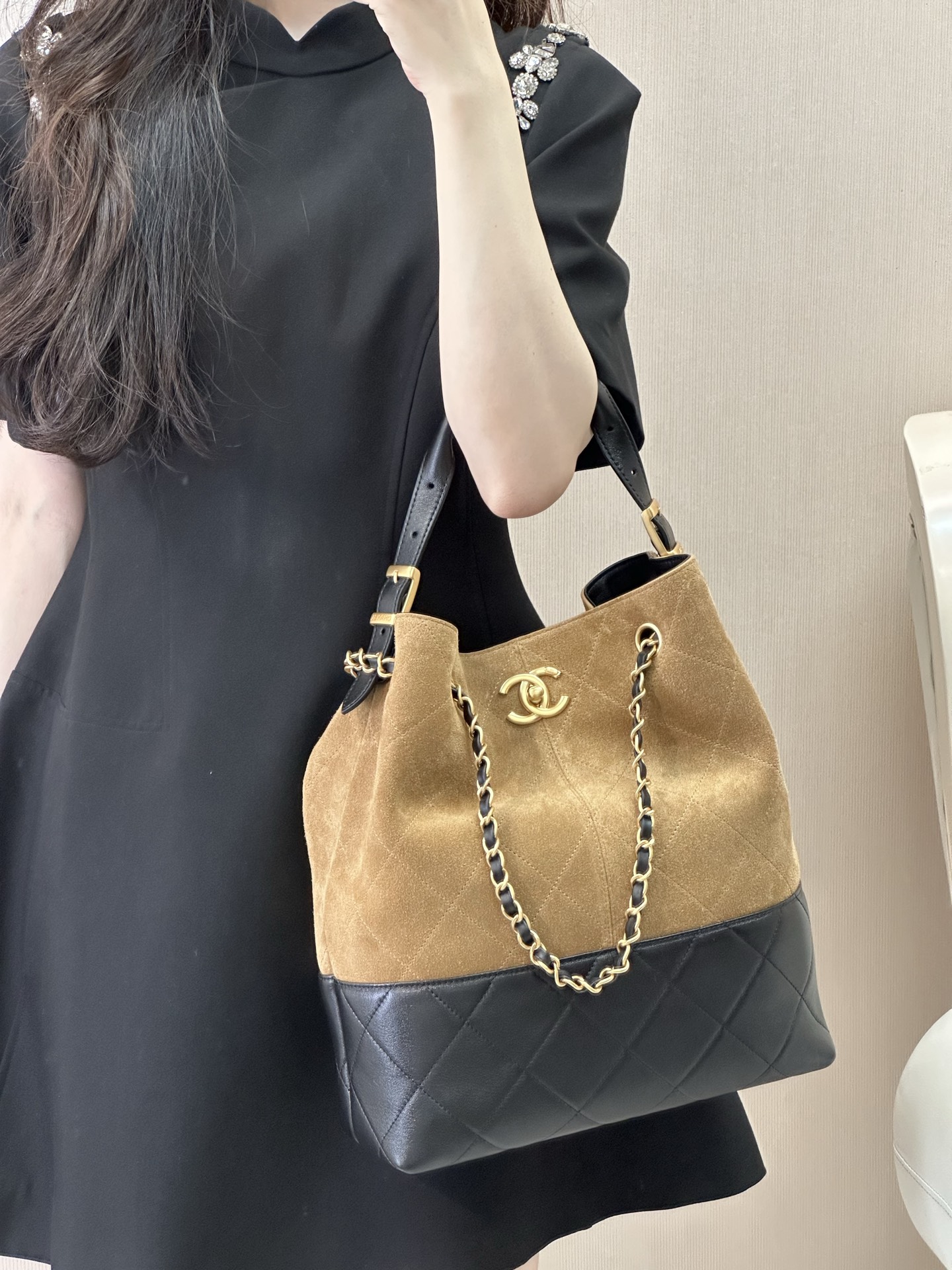 샤❤넬 쇼핑백 AS5636 33x29x11cm