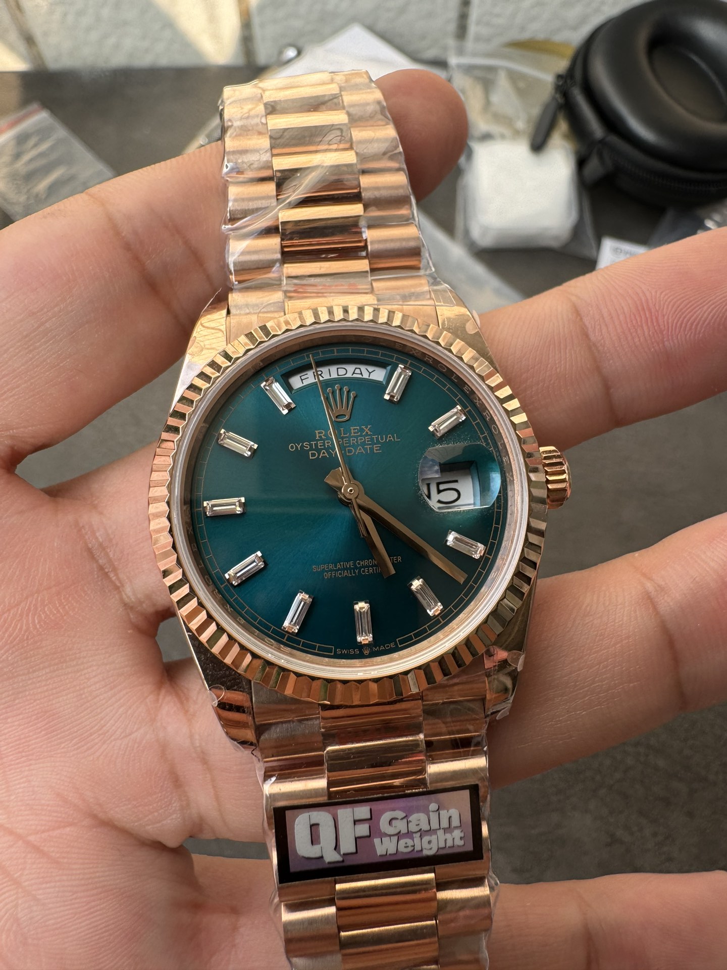 QF l 2836 무브먼트 l 36mm l 데이데이트 Day-date 158g