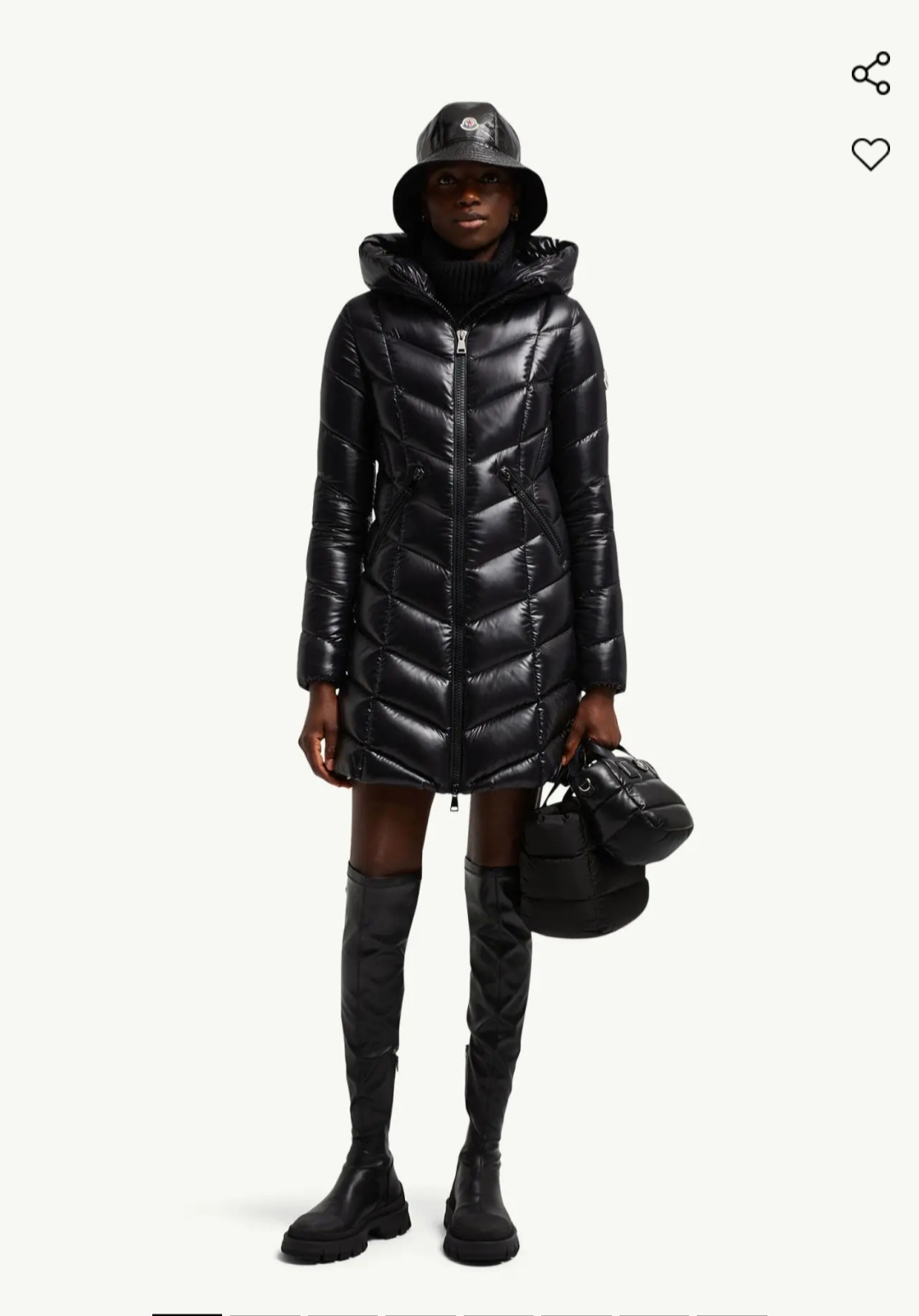 몽클레어 블랙 다운 Marus 코트