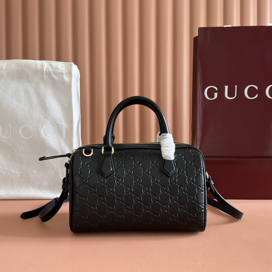 구찌 GG 엠블럼 미디엄 보스턴백 848886 25x 16x 14cm