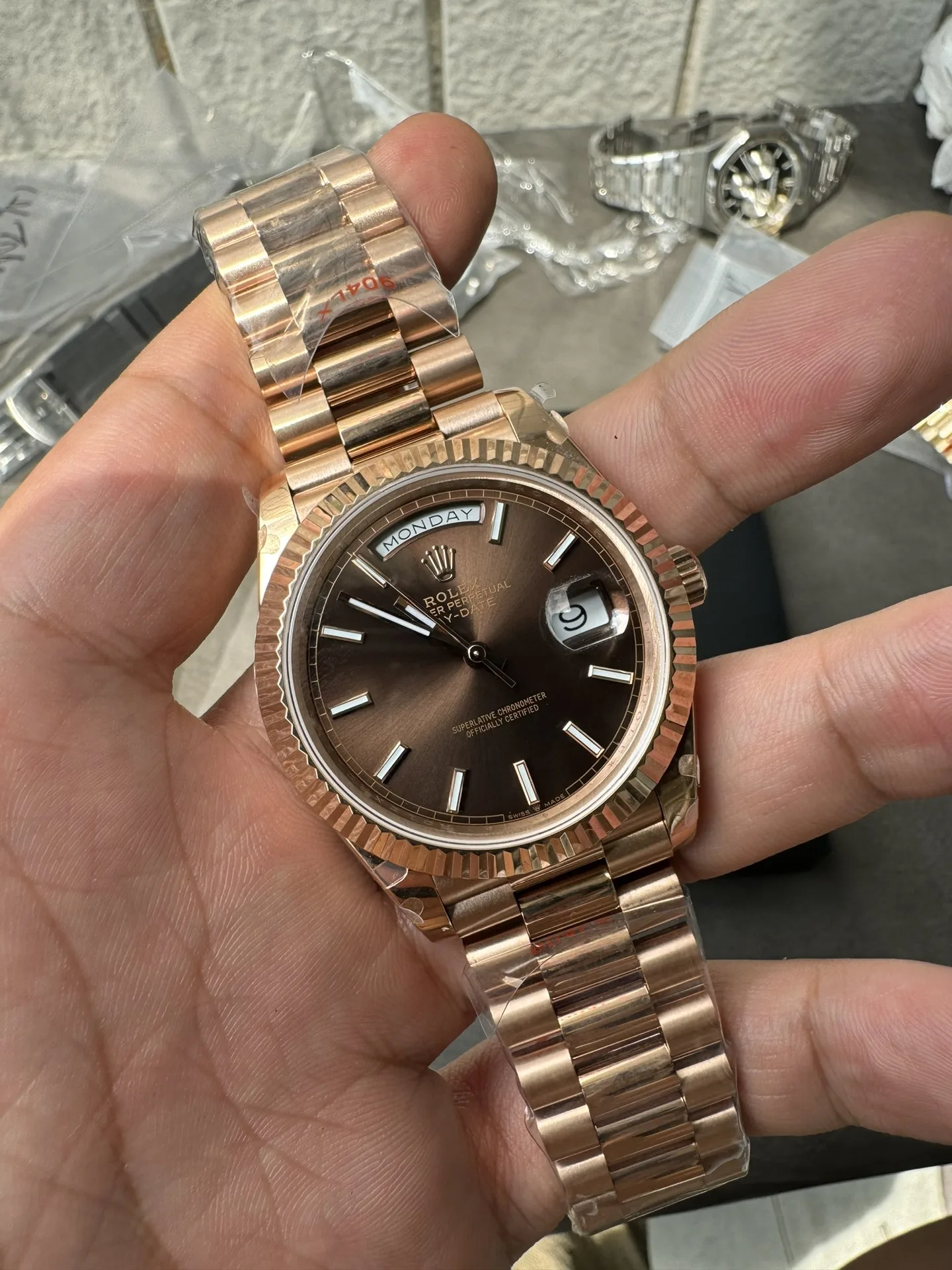 GM l 2836무브먼트 l 40mm l 데이데이트 Day-date 178g