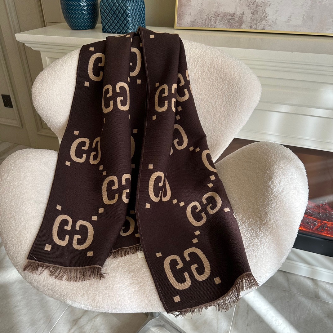 GUCCI  스카프  35X 190 cm