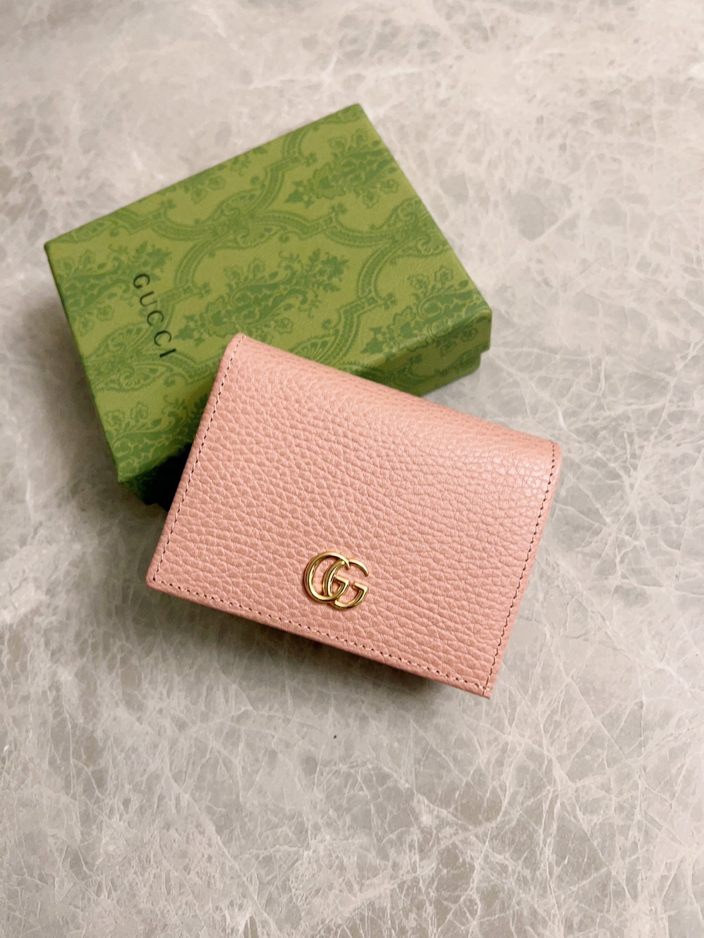 GG 마몽 구찌 레더 카드 지갑