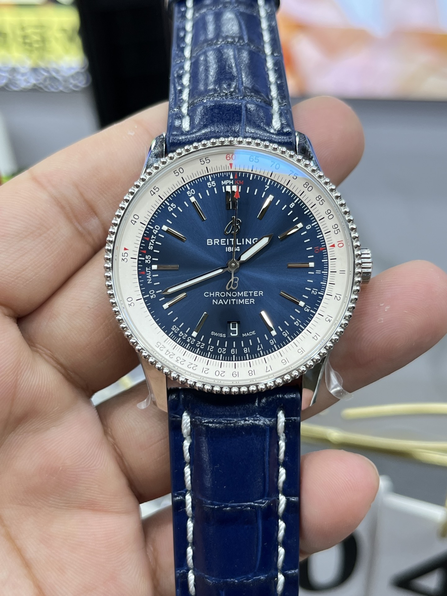 V7 l 2824 무브먼트 l 41mm l 브라이틀링 Navitimer 오토매틱 41