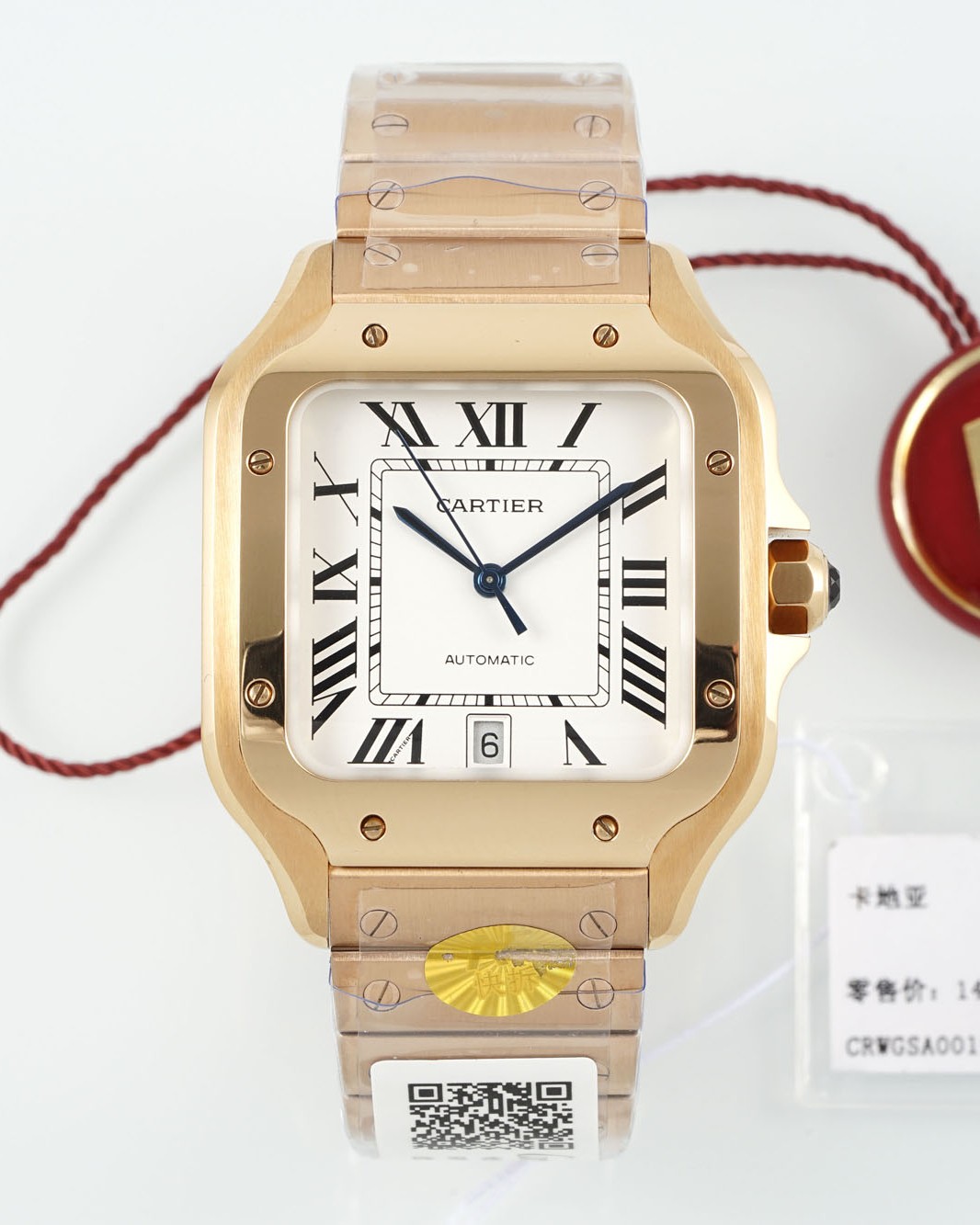 AF | 카르티에 산토스 라지｜39.8mm｜9015 무브먼트