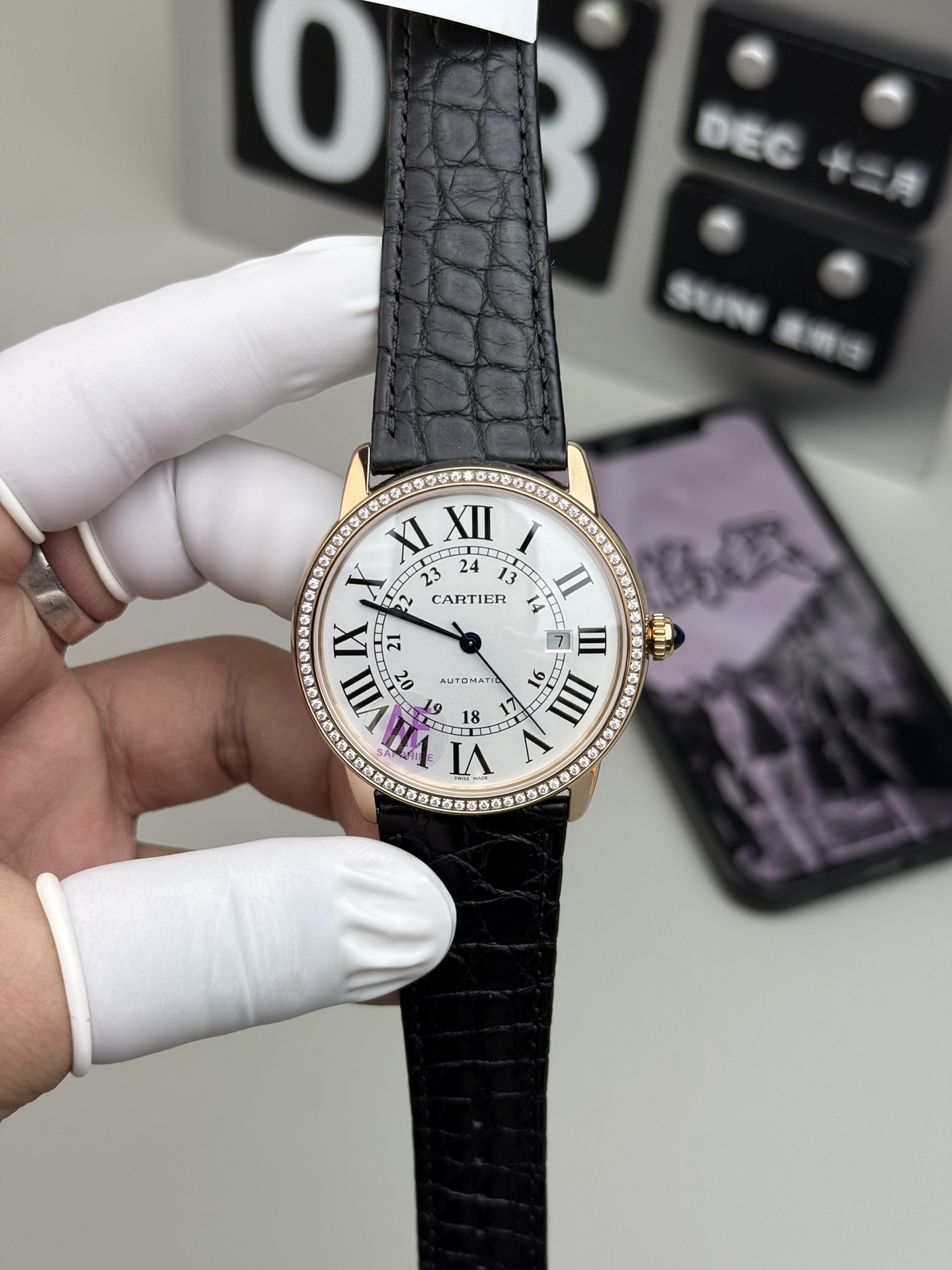 AF | 9015 l 42mm l 카르티에 Ronde