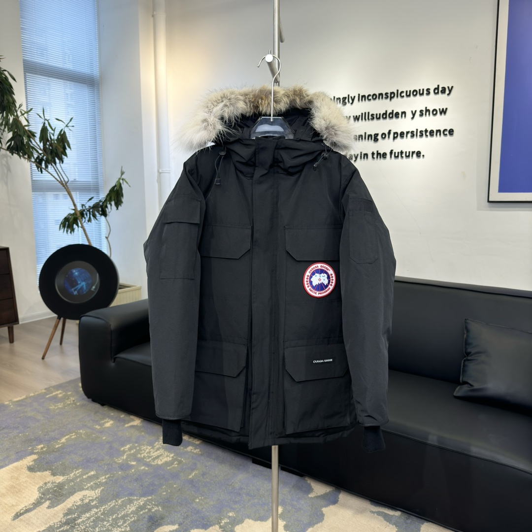 Canada Goose Expedition 후드 파카 재킷