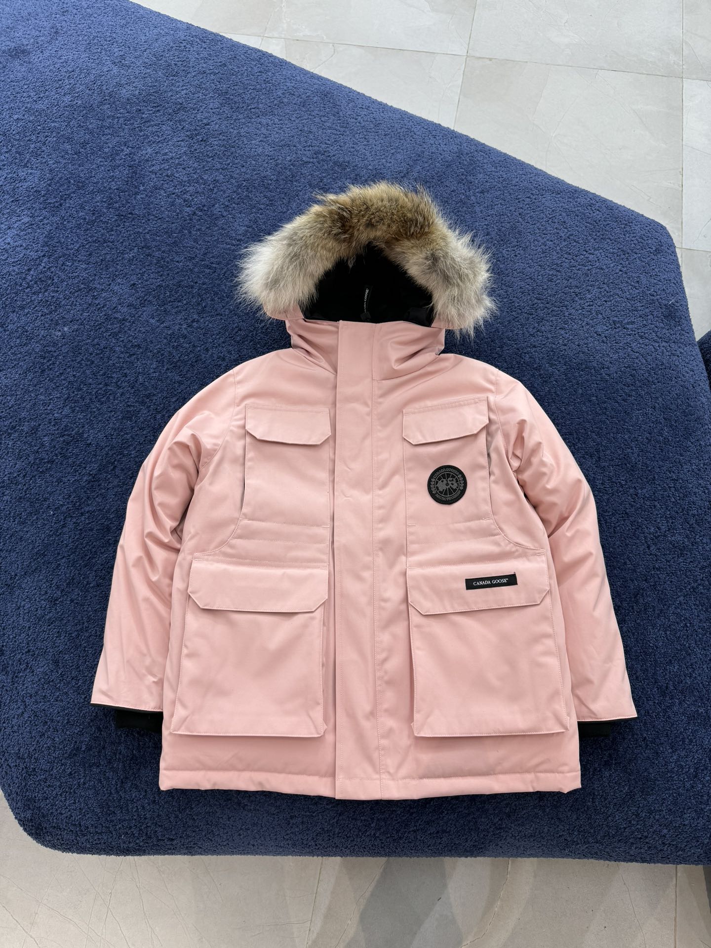 Canada Goose 키즈 Expedition 후드 파카 재킷