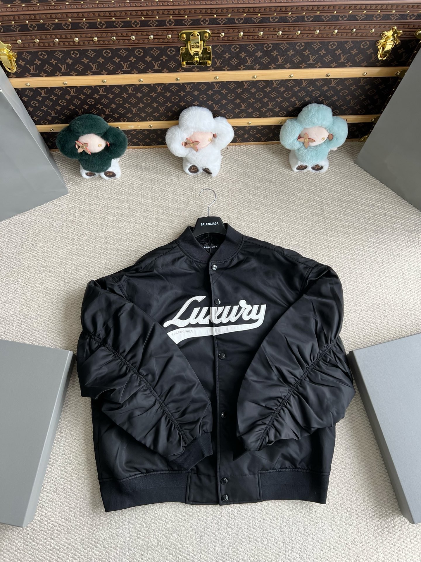 발렌시아가 발렌시아가 블랙 봄버 자켓