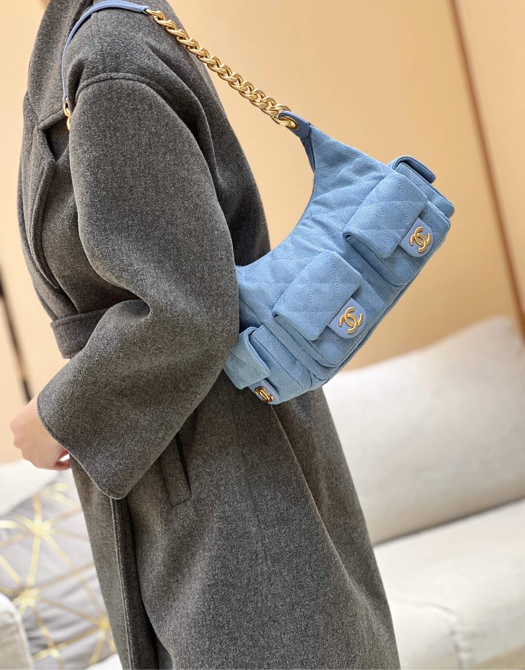 샤* 호보백  AS5339 22*31*15cm