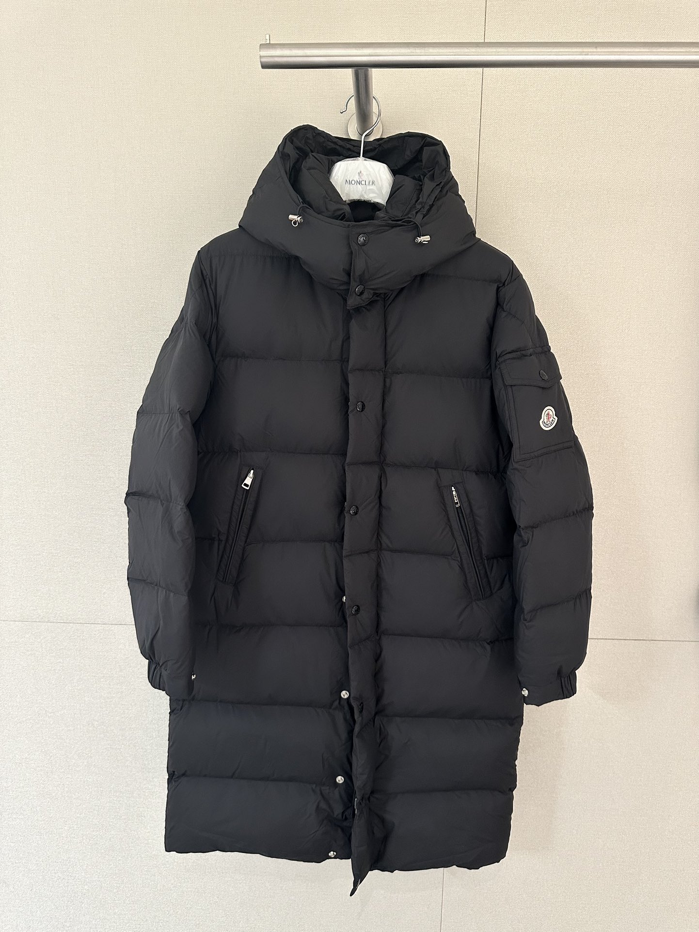 Hanoverian 후드 롱 다운 재킷