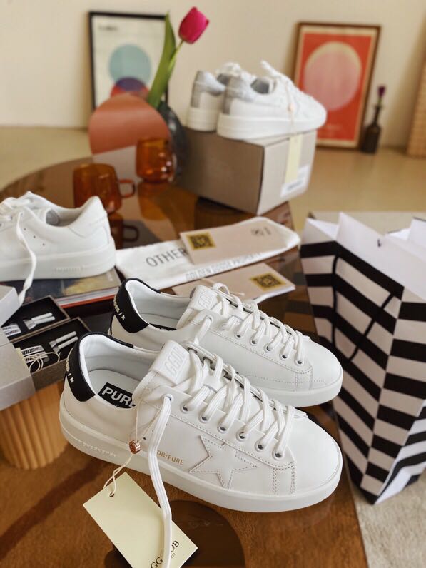 골든구스  퓨어스타 남녀공용 스니커즈