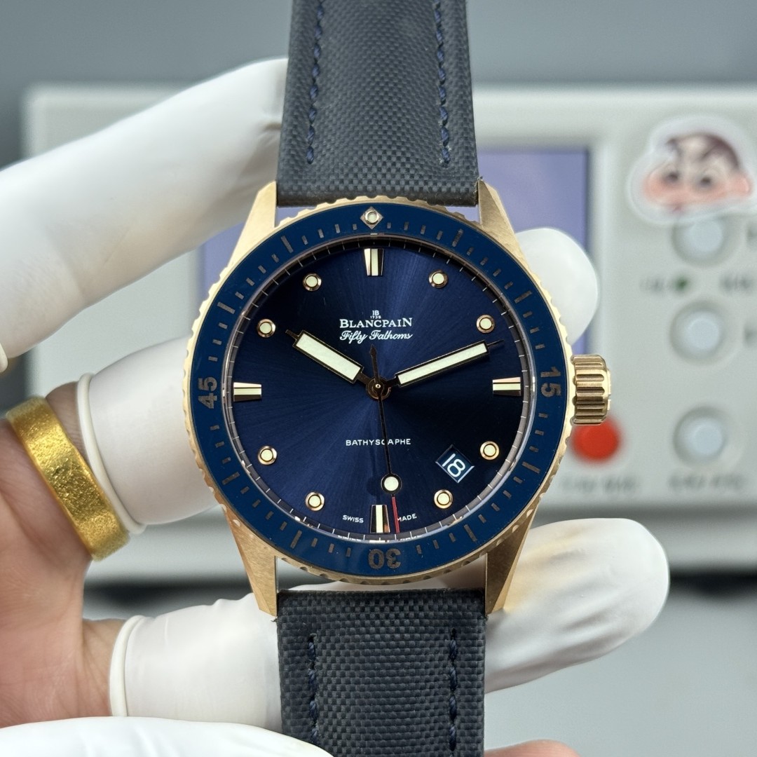 GM l cal 1315 l 43.6 mm l 블랑팡 Blanc Fifty Fathoms 5000 0130 B52A