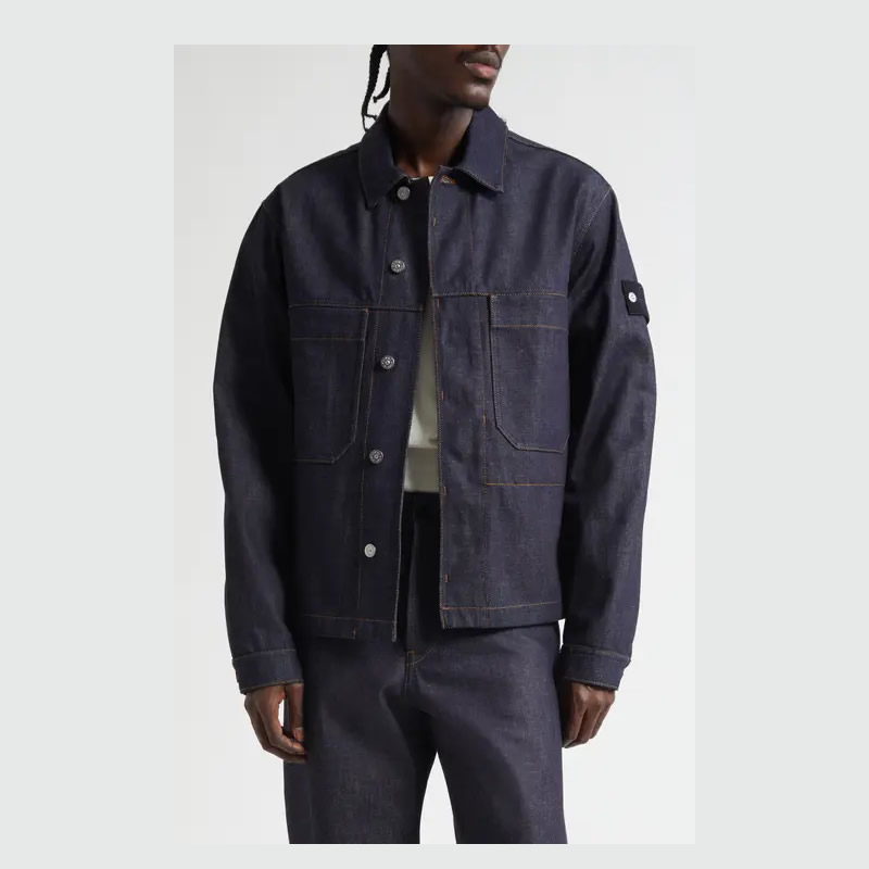 스톤아일랜드 네이비 트러커 자켓