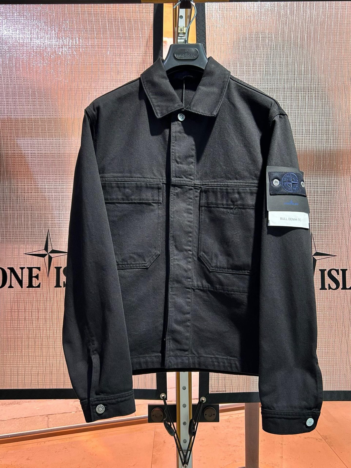 스톤아일랜드 네이비 트러커 자켓