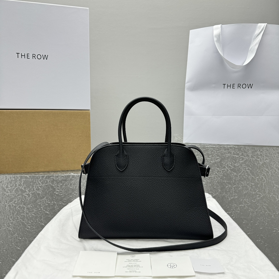 THE  ROW MARGAUX 12 가죽 백 32x13x25cm