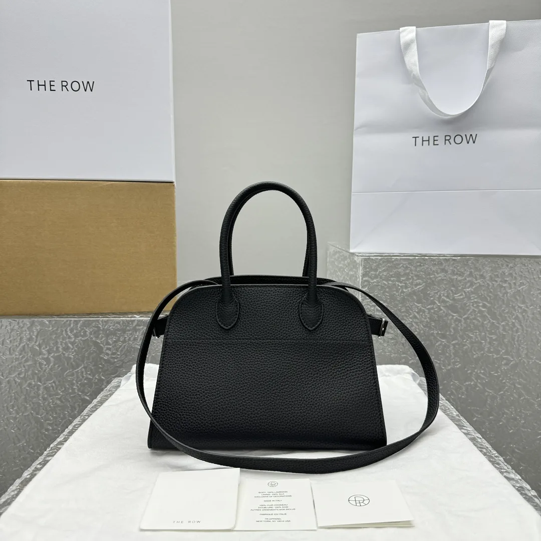 THE  ROW Margaux 10  가죽 백 26x17.5x21cm
