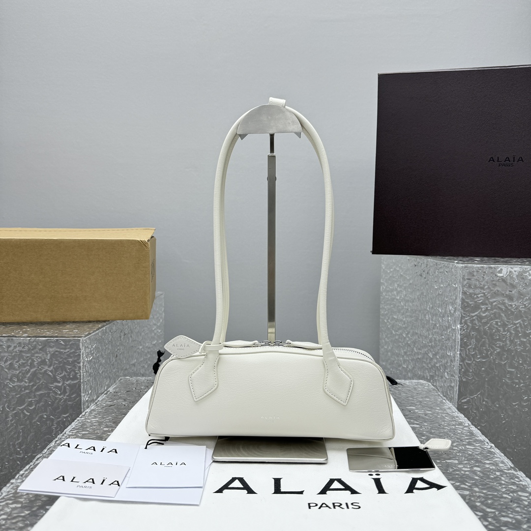 Alaia 알라이아Le Teckel 레더 숄더 백 27x8x9cm