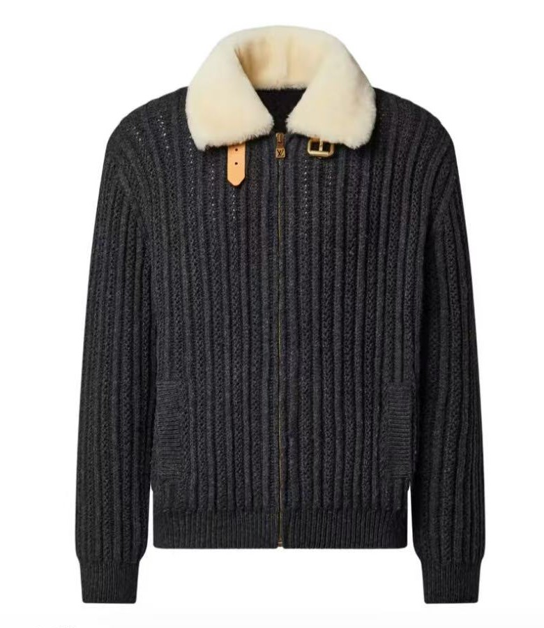 루이비통 캐시미어 울 블루종 1AJBU8