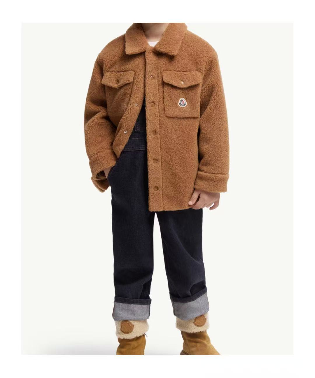 키즈  롱 슬리브 테디 셔츠