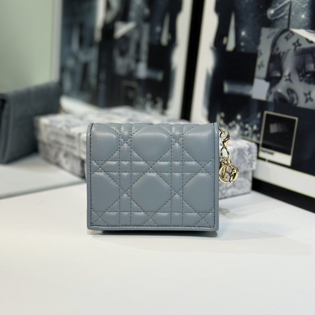 Lady Dior Gardenia 미니 지갑