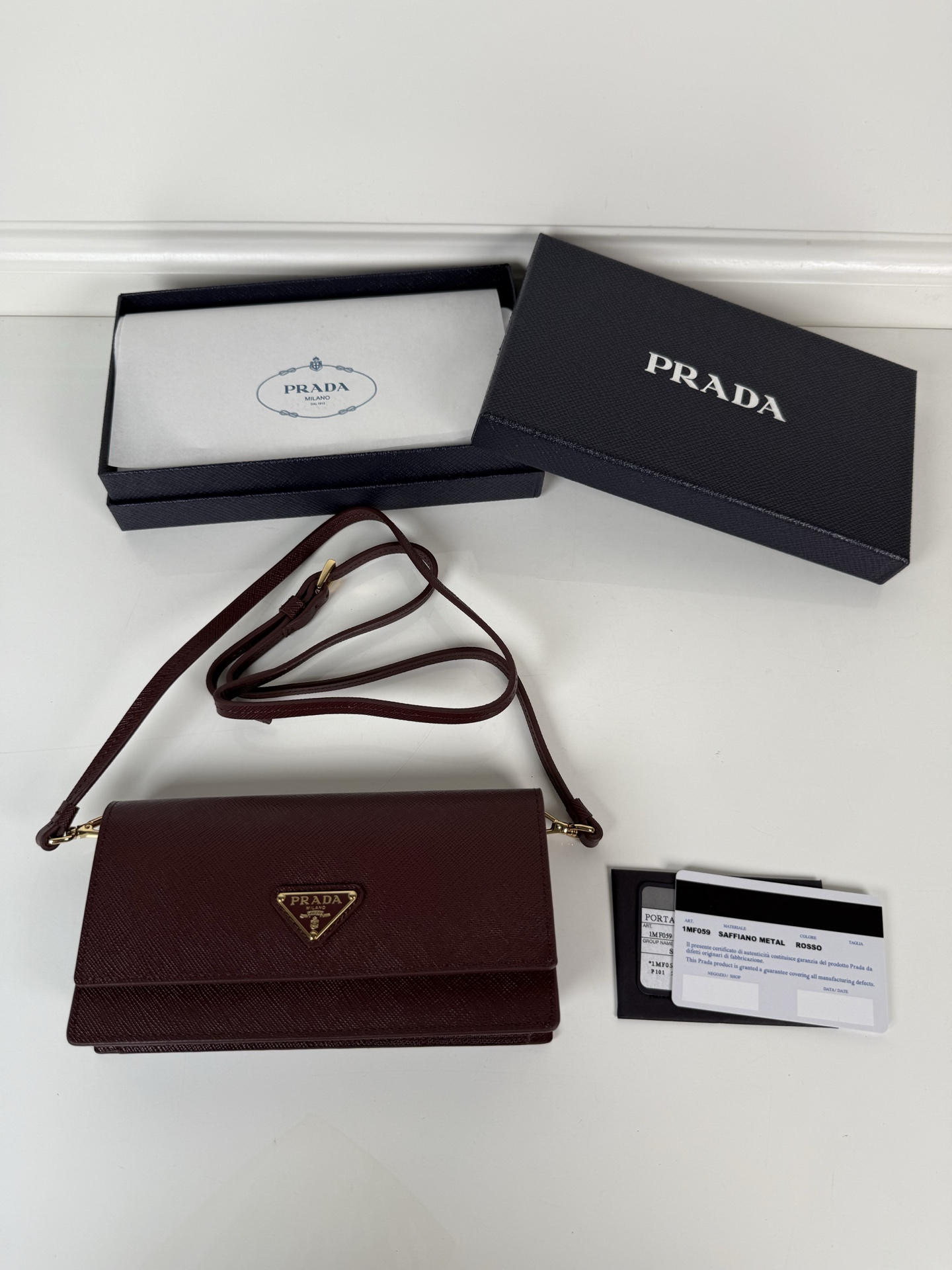 프라다 사피아노 여성 크로스백 1NF059  18x9.5x4cm