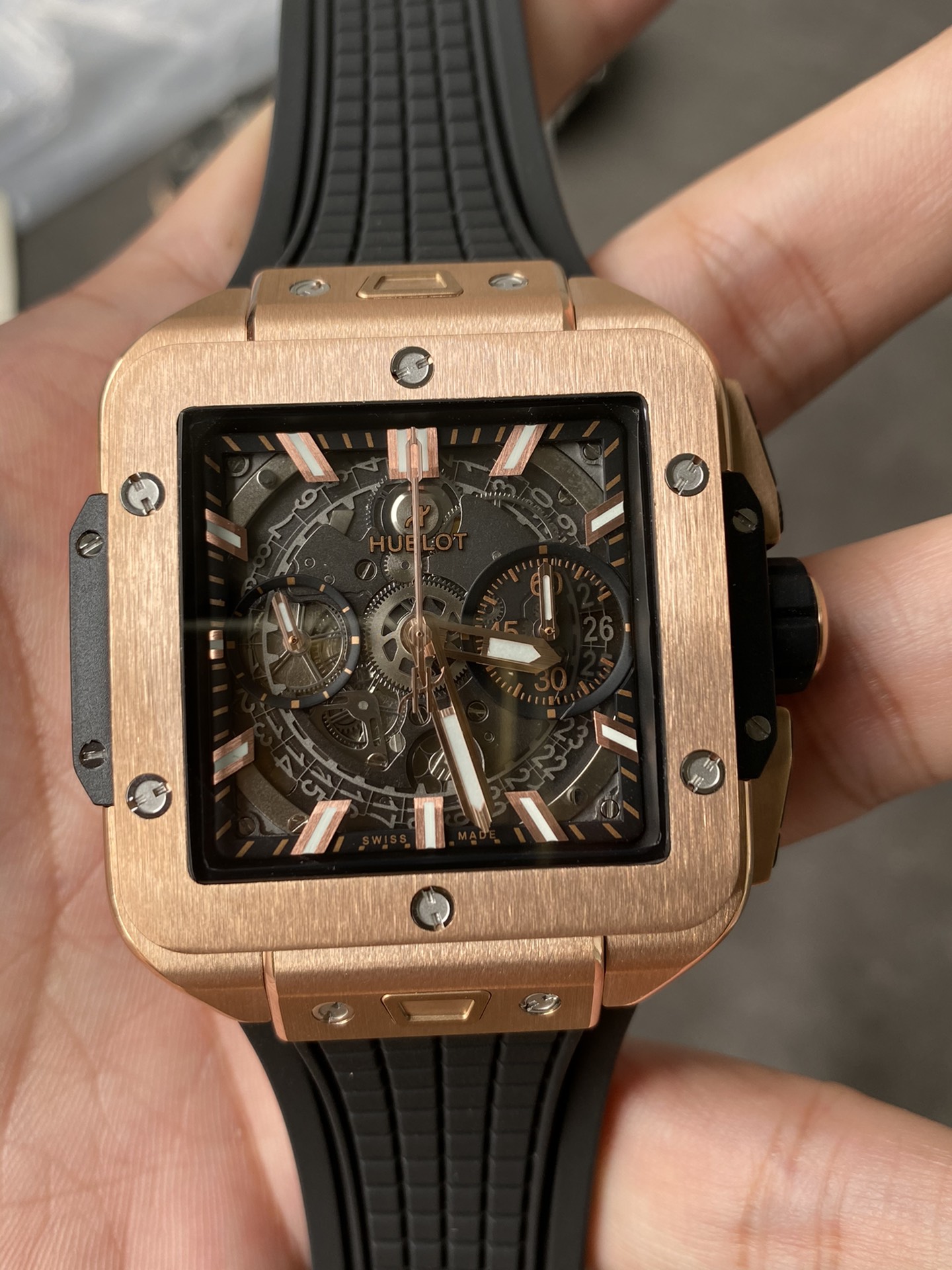 BBF l HUB1280 l  42mm l Square Bang Unico Titanium