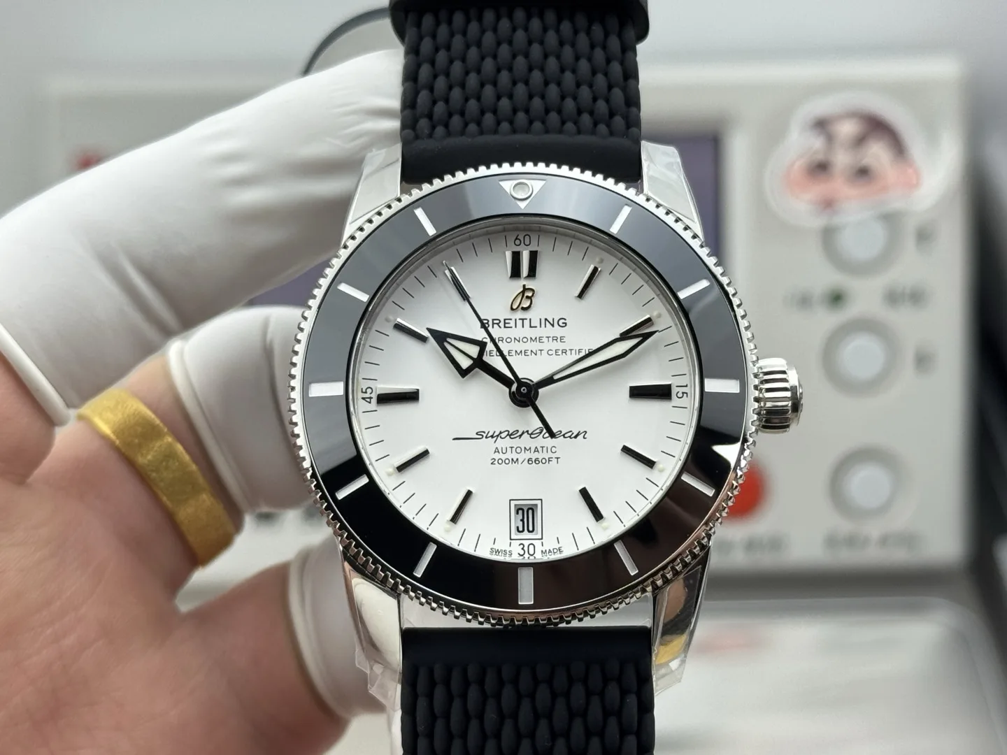 GF l 2824 cal B20 l  42 mm l 브라이틀링 슈퍼오션 헤리티지 B31