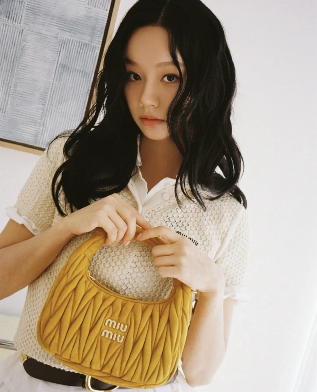 미우미우 마테라쎄 완더 호보백 5BC125 20x6cm x17cm