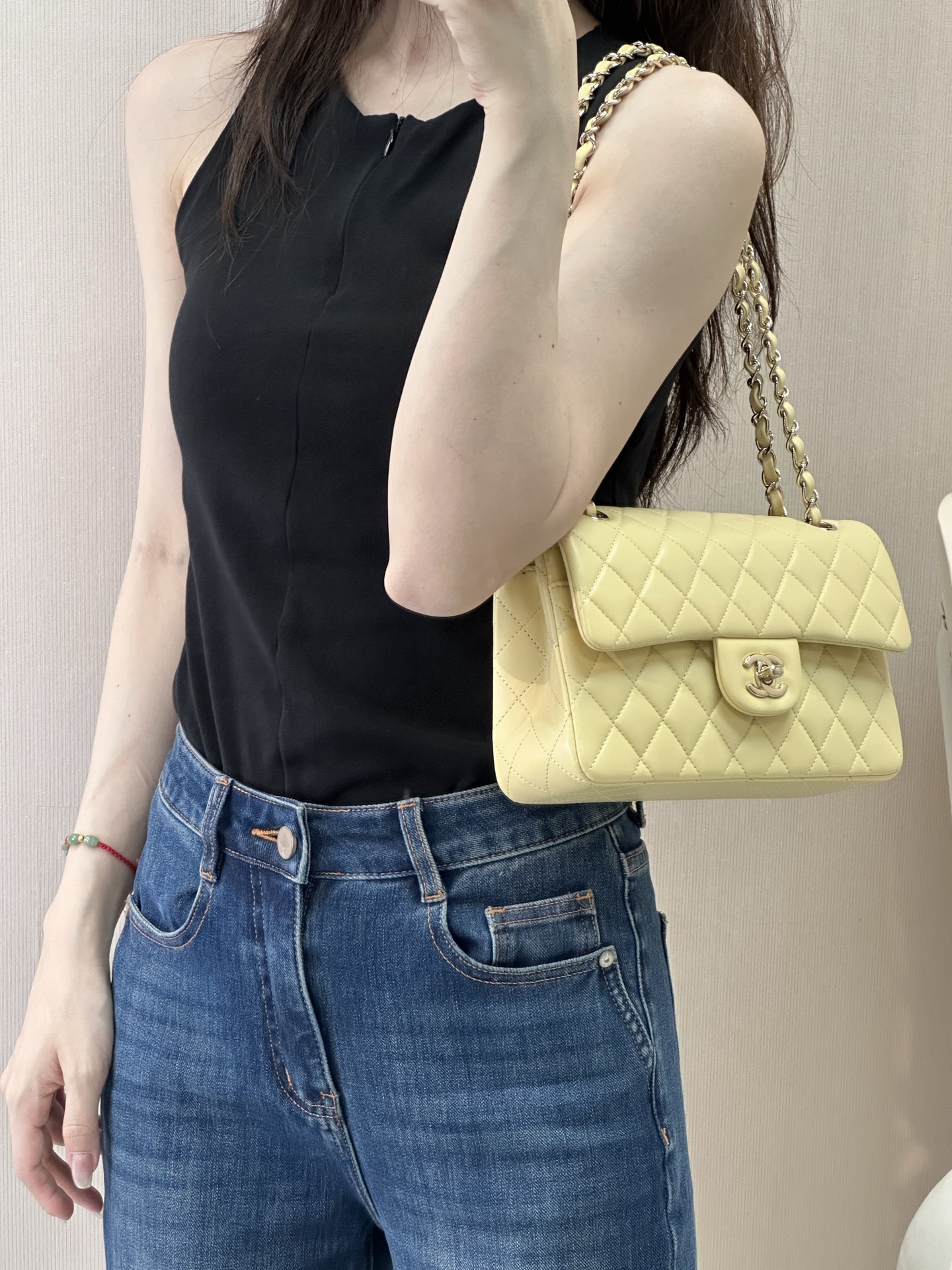 샤❤넬 클래식 캐비어 플랩백 미디움 25cm 112