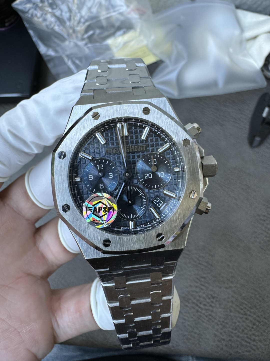 APS l 7750 l  38mm l 오데마피게 로얄오크 26715ST.OO.1356ST.01