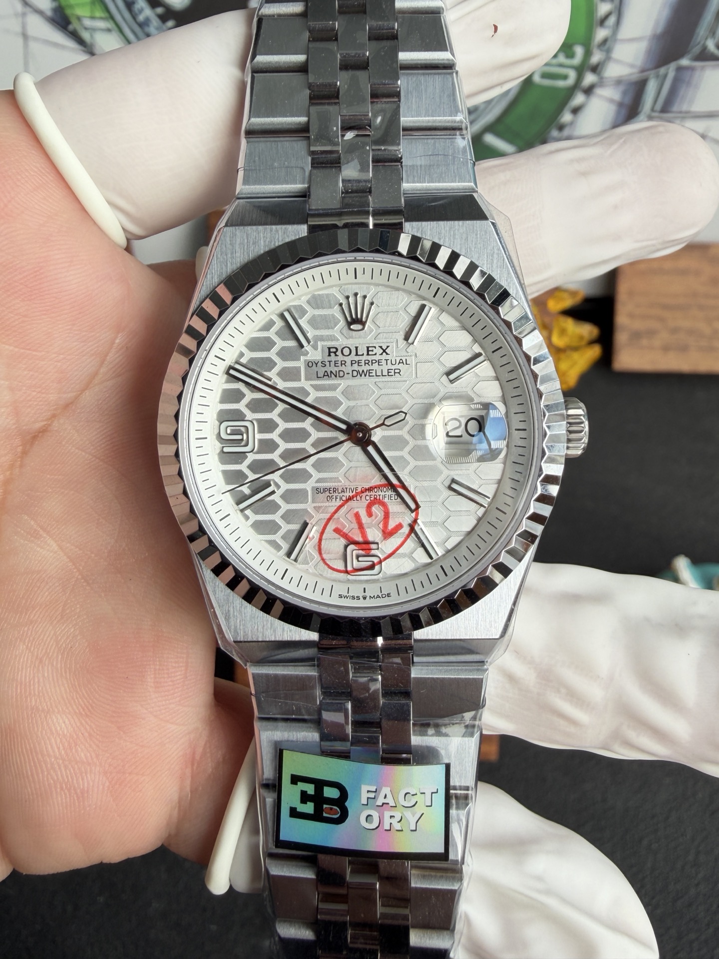 BV2 l Cal.7135 l 40mm l  롤렉스 Land-Dweller 127336-0001 172g