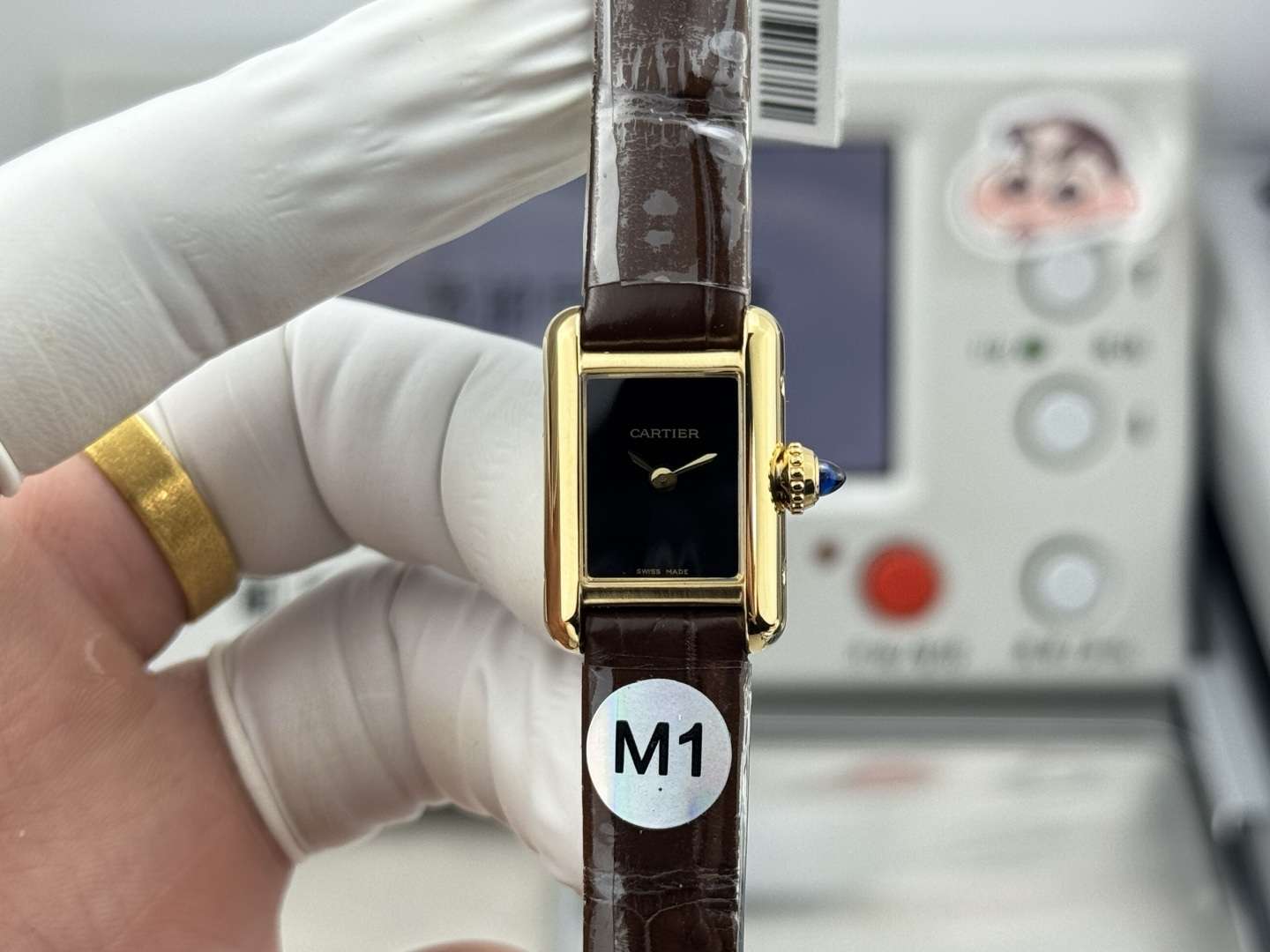 M1 l 16.5mm x 6.2mm l 카르티에 Mini TANK LOUIS