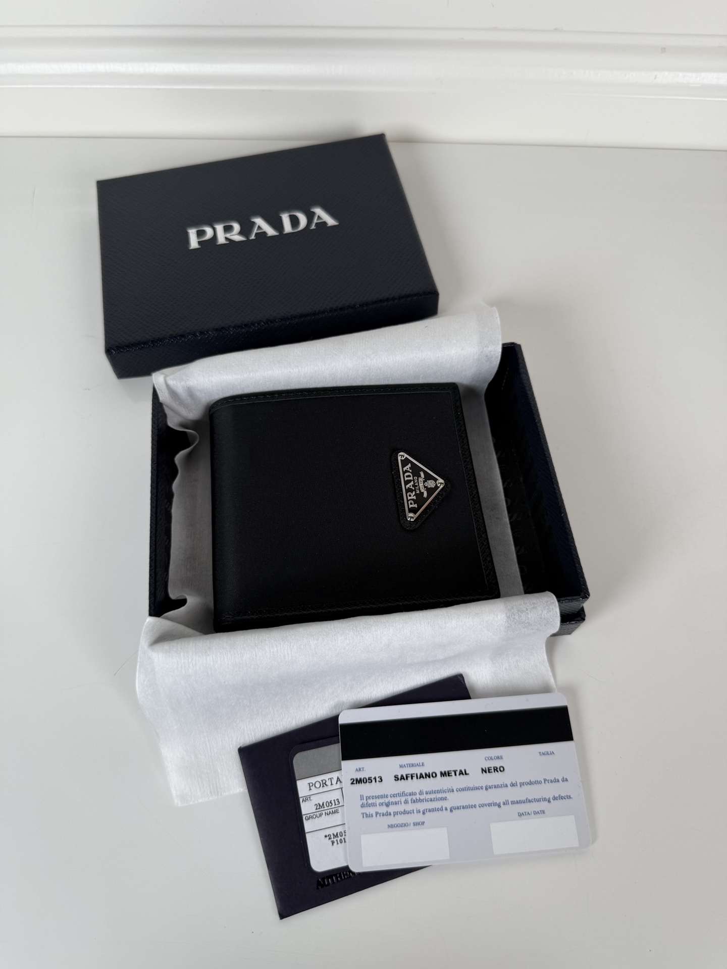 프라다 바이컬러 반지갑 2M0513  11X9.5cm