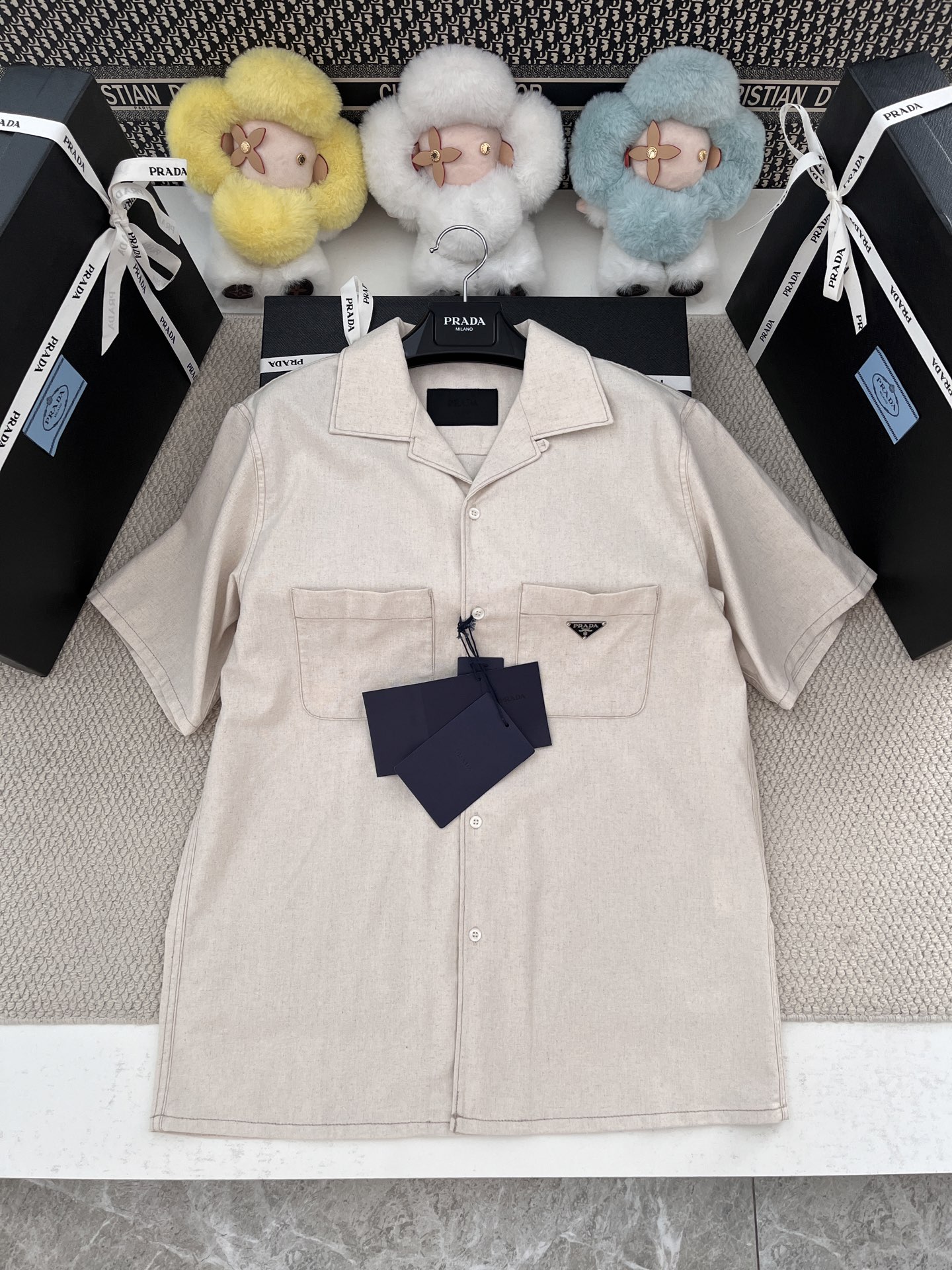 Prada Enamel triangle-logo Shirt