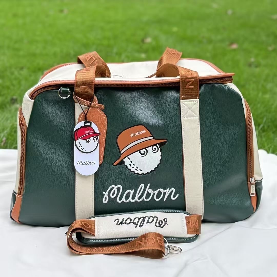 MALB**  GOLF 말본  보스턴백 TAN