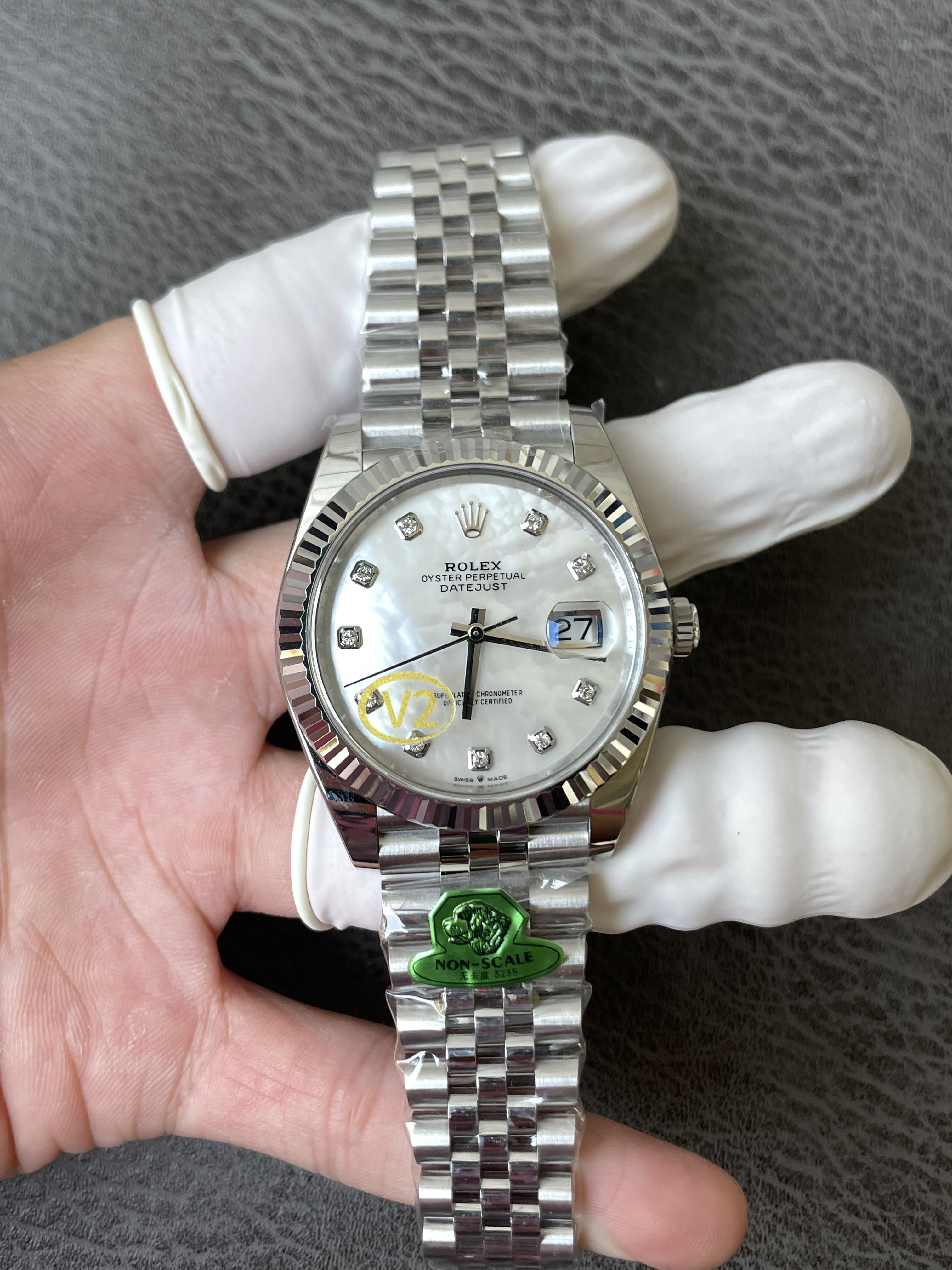 GOLD  | 3235 무브먼트｜41mm l 롤렉스 데이트저스트 126334 프리스프렁 (Free-sprung) V2