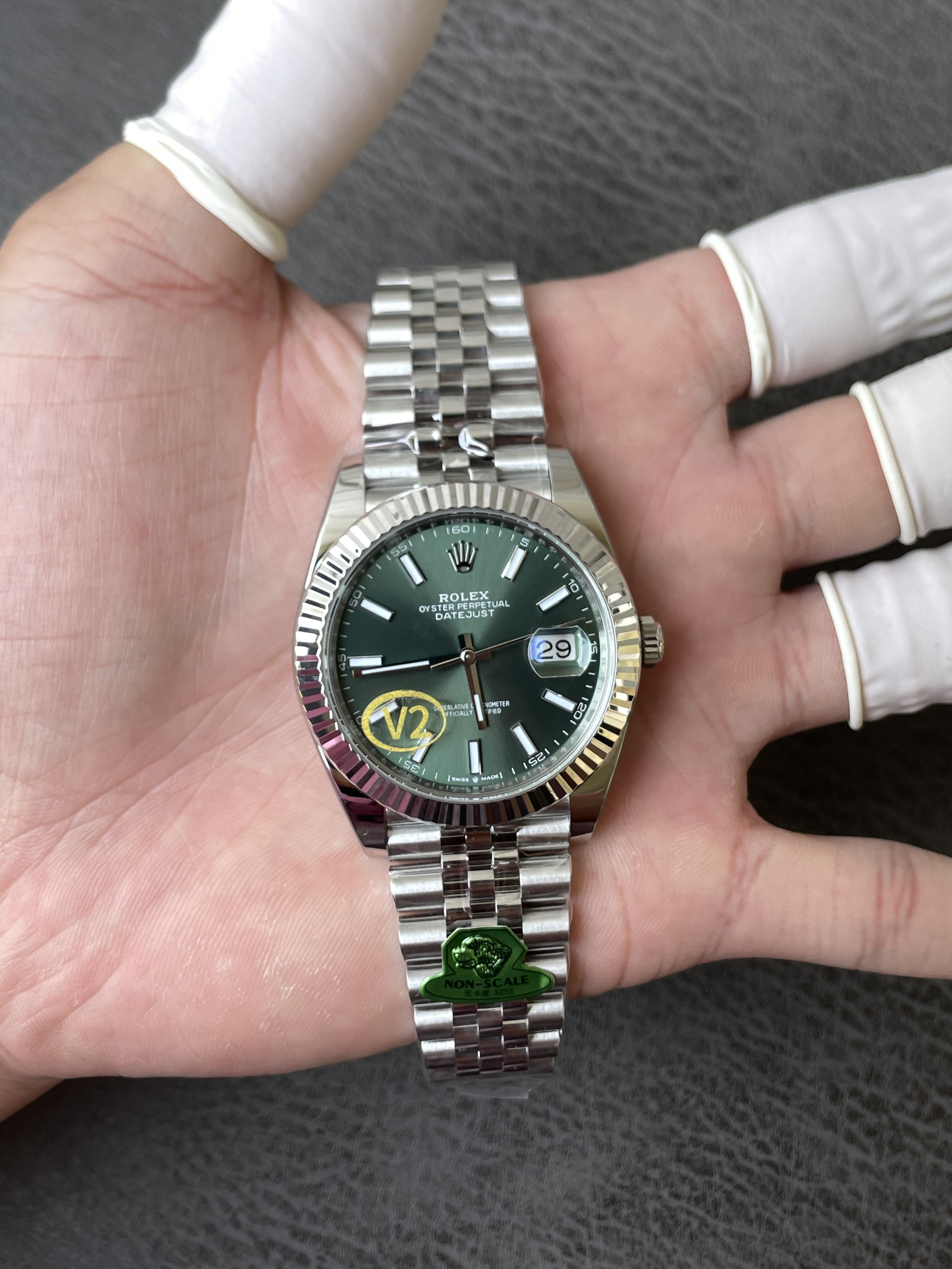 GOLD  | 3235 무브먼트｜41mm l 롤렉스 데이트저스트 126334 프리스프렁 (Free-sprung) V2