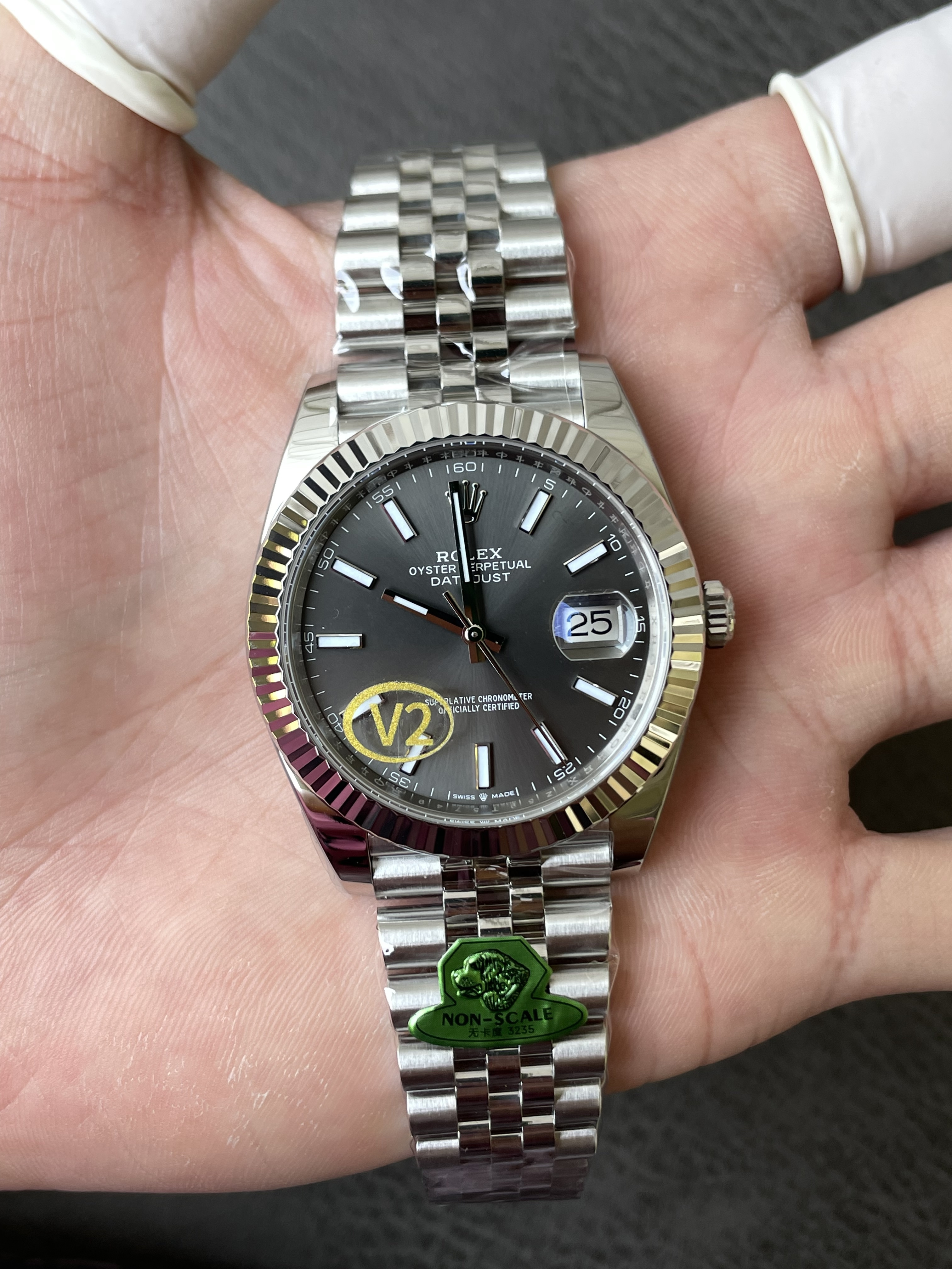 GOLD  | 3235 무브먼트｜41mm l 롤렉스 데이트저스트 126334 프리스프렁 (Free-sprung) V2