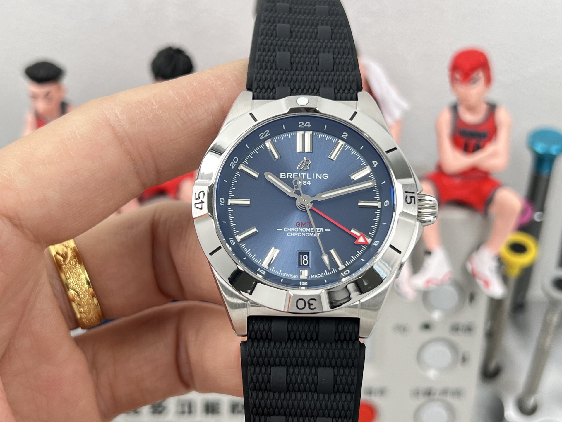 BLS l 40mm l 크로노맷 오토매틱 Gmt 40 - A32398101C1A1